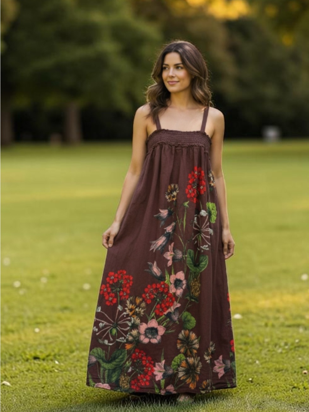✨ Maeve Anthropologie Floral Print Maxi Dress ✨